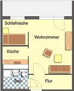 Grundriss Barrierearm wohnen!, Platanenstraße 9, Gera