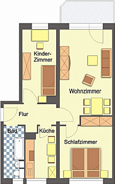 Grundriss - Ideal für junge Familien!, Prof.-Simmel-Straße 25, Gera